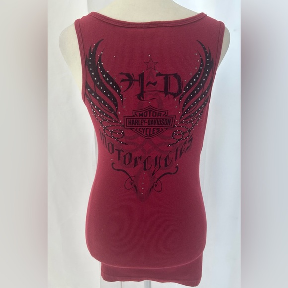 HARLEY DAVIDSON Studded Ribbed Tank - Picture 3 of 6